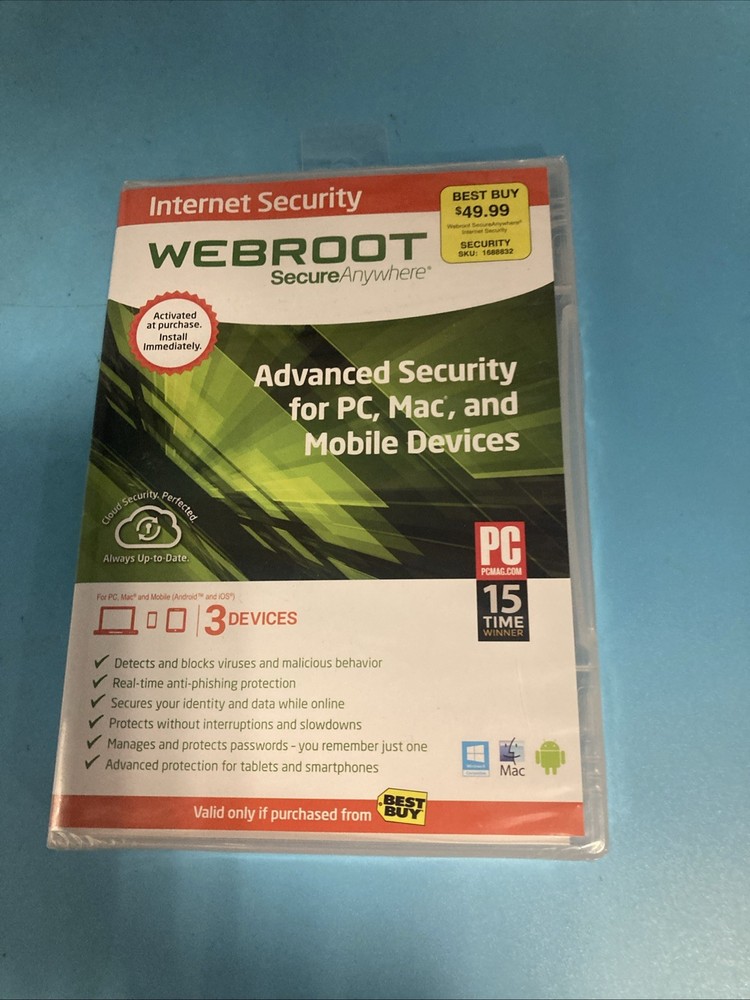 Internet Security Webroot Sealed
