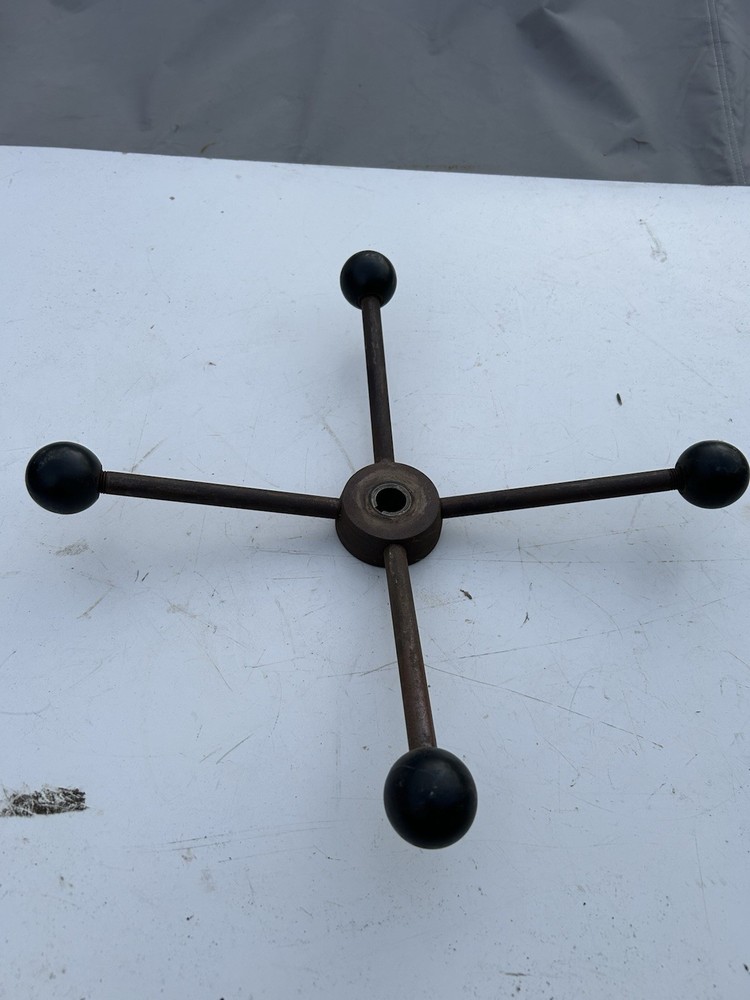 Walker Turner 900 / 1200 Series Drill Press Down Handle Knobs Rods 5/8 Bore Good