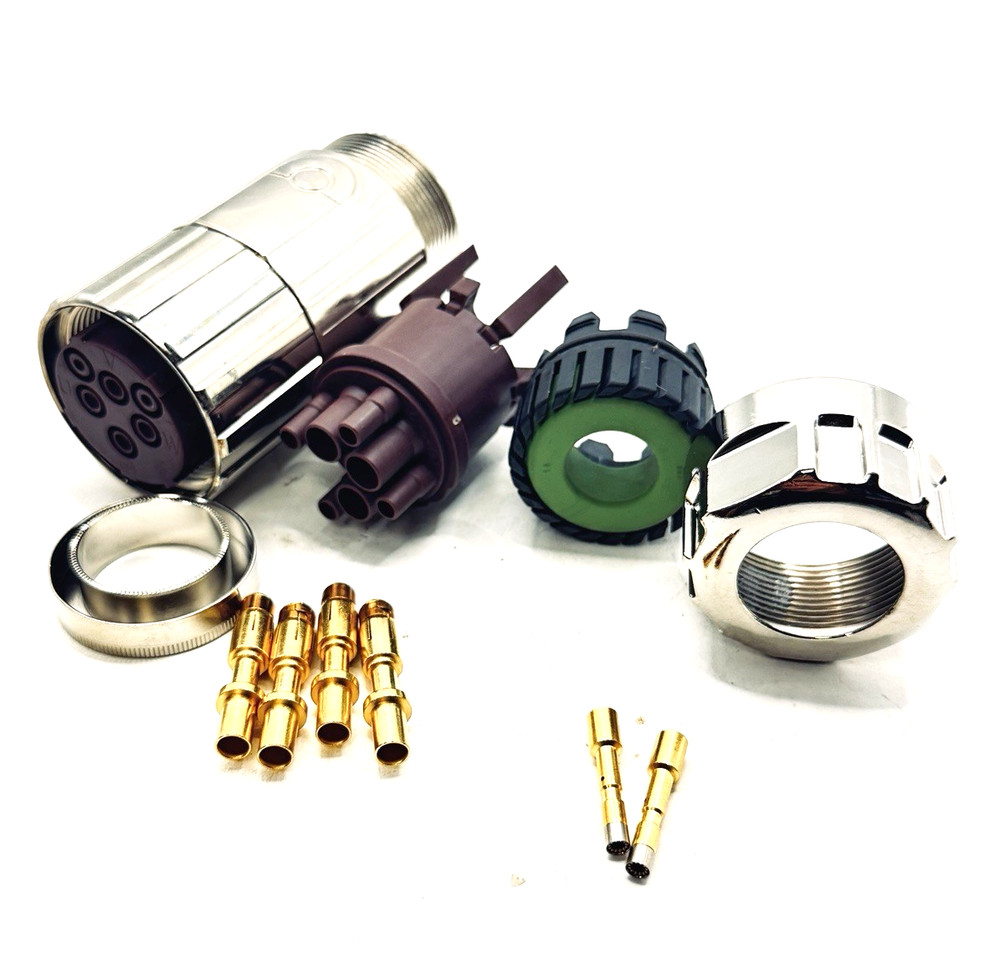 Control Techniques M40 8-core Aviation Plug 6-pin CNC Socket Encoder Connector