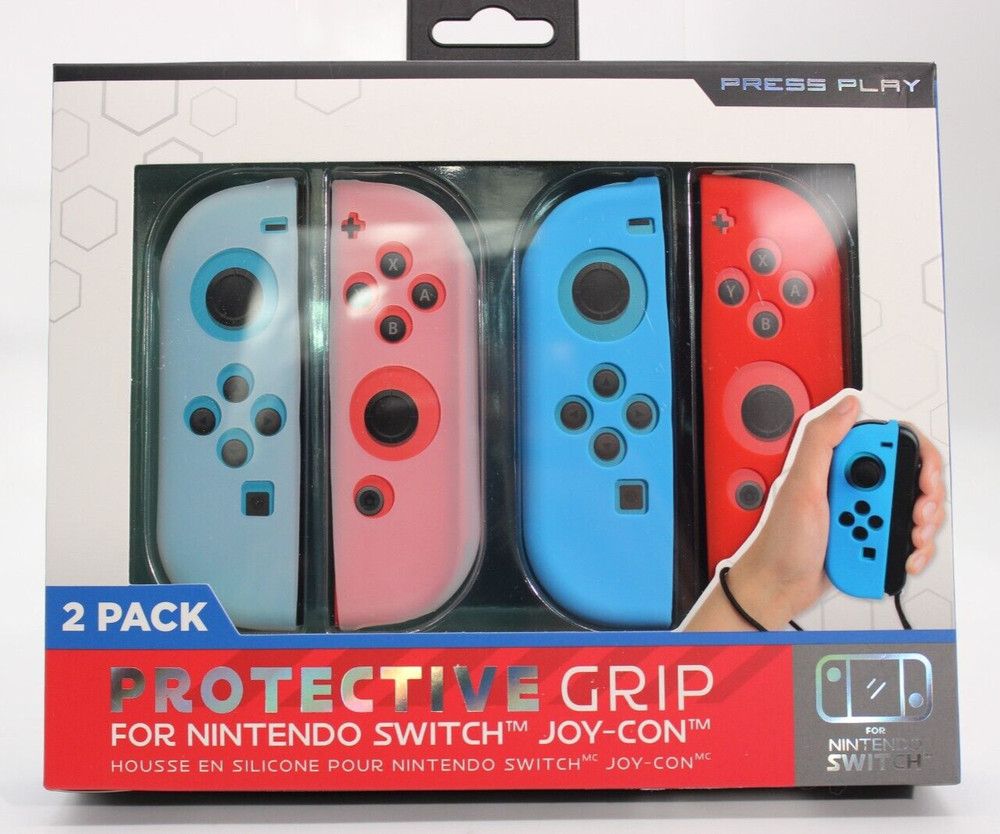 Press Play Protective Grip For Nintendo Switch And Joy-Con Controller BPR
