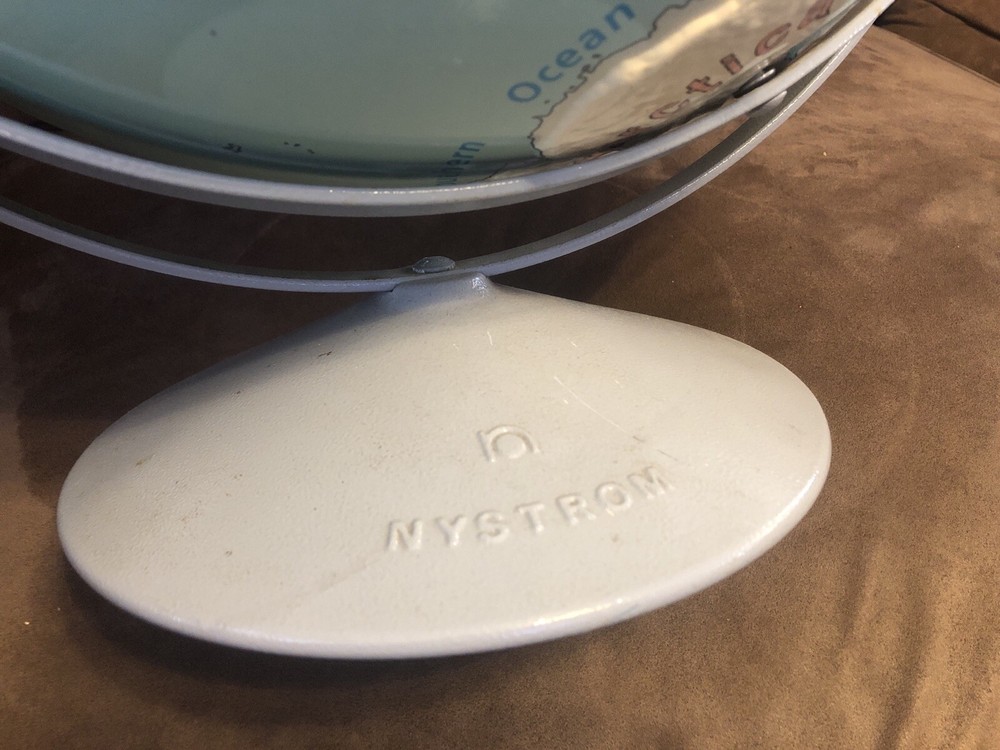 Nystrom First Globe Double Axis 16" Contoured Relief Globe