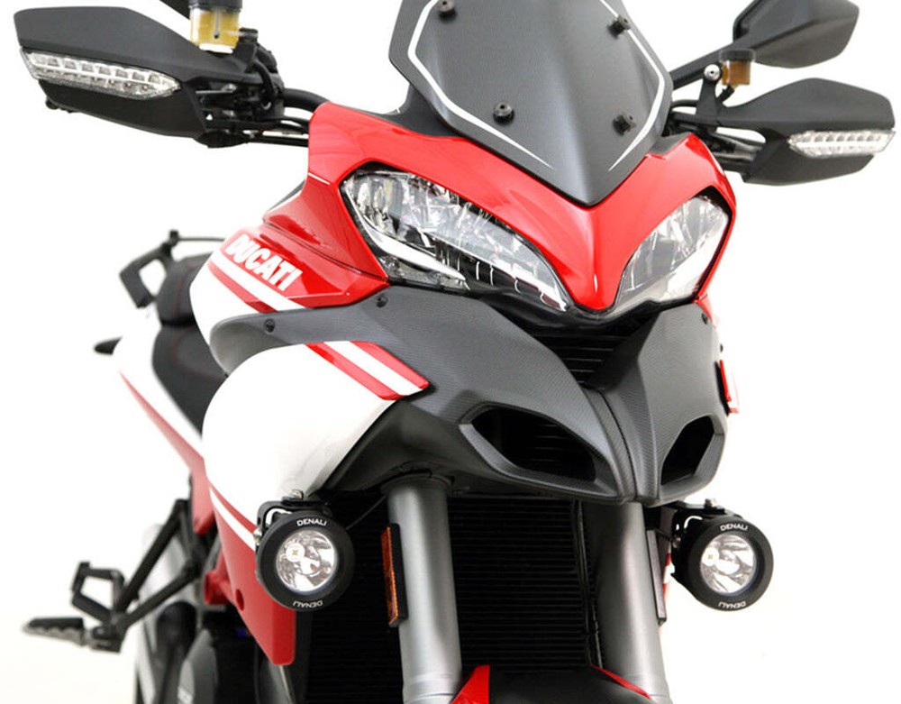 Denali Auxiliary Light Mounting Bracket For Ducati Multistrada 1200/S Models