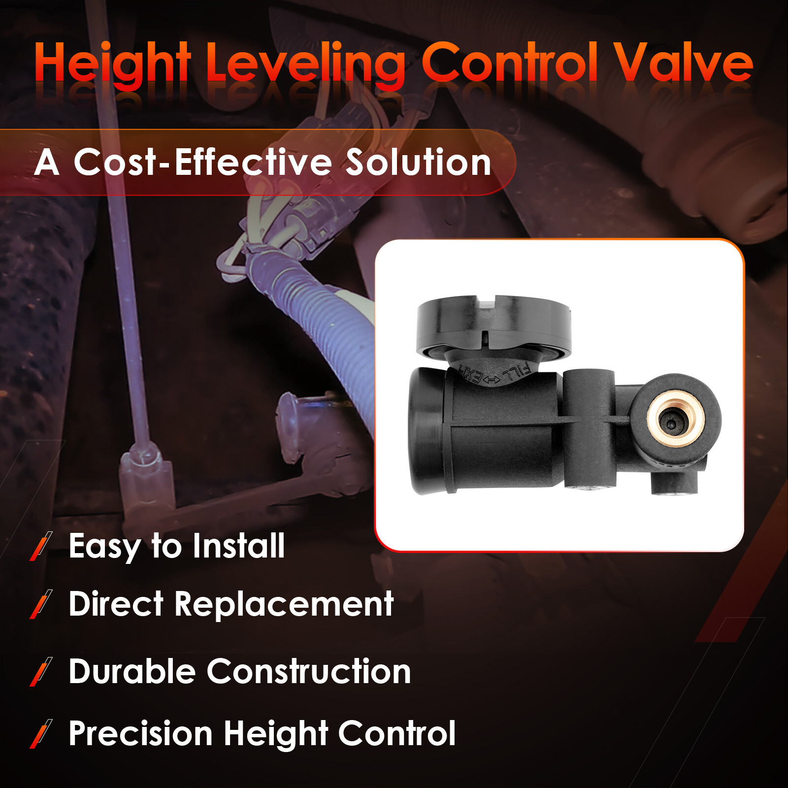 1/4" NPT Port Cabin Air Height Leveling Control Valve Kit Fit Hadley Mack Volvo