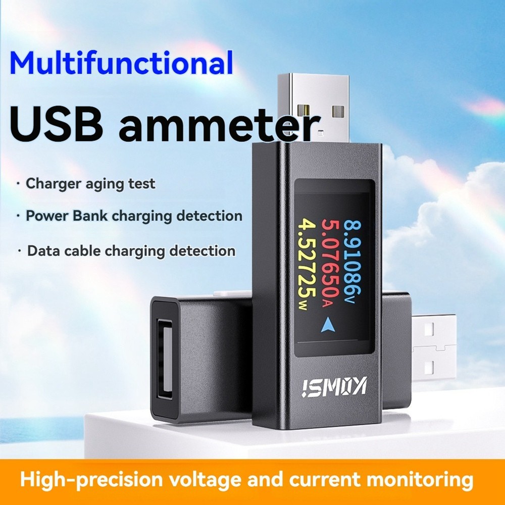 USB Ammeter Multifunction Digital Display DC Voltage Ammeter 3571
