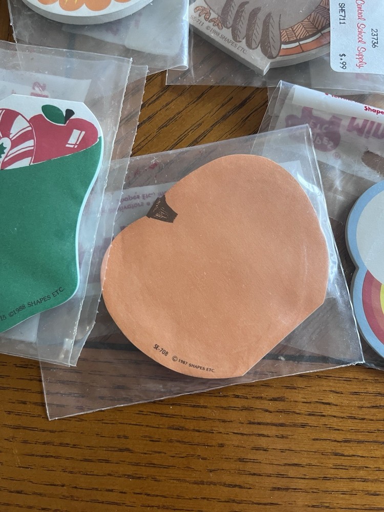 Vintage Shapes Etc. Shaped Notepad - Assorted Lot