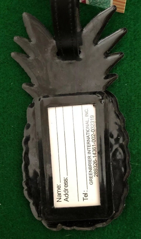 PINEAPPLE LUGGAGE TAG