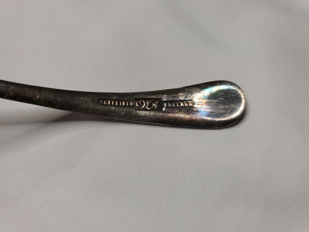 Sheffield England Sugar Scoop Serving Sauce Spoon 4.75"