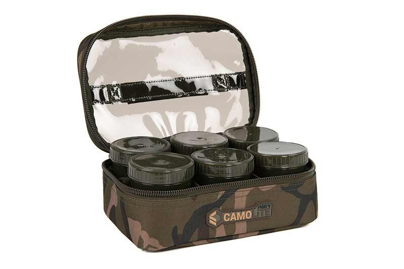 Fox Camolite 6 And 8 pot Hookbait case