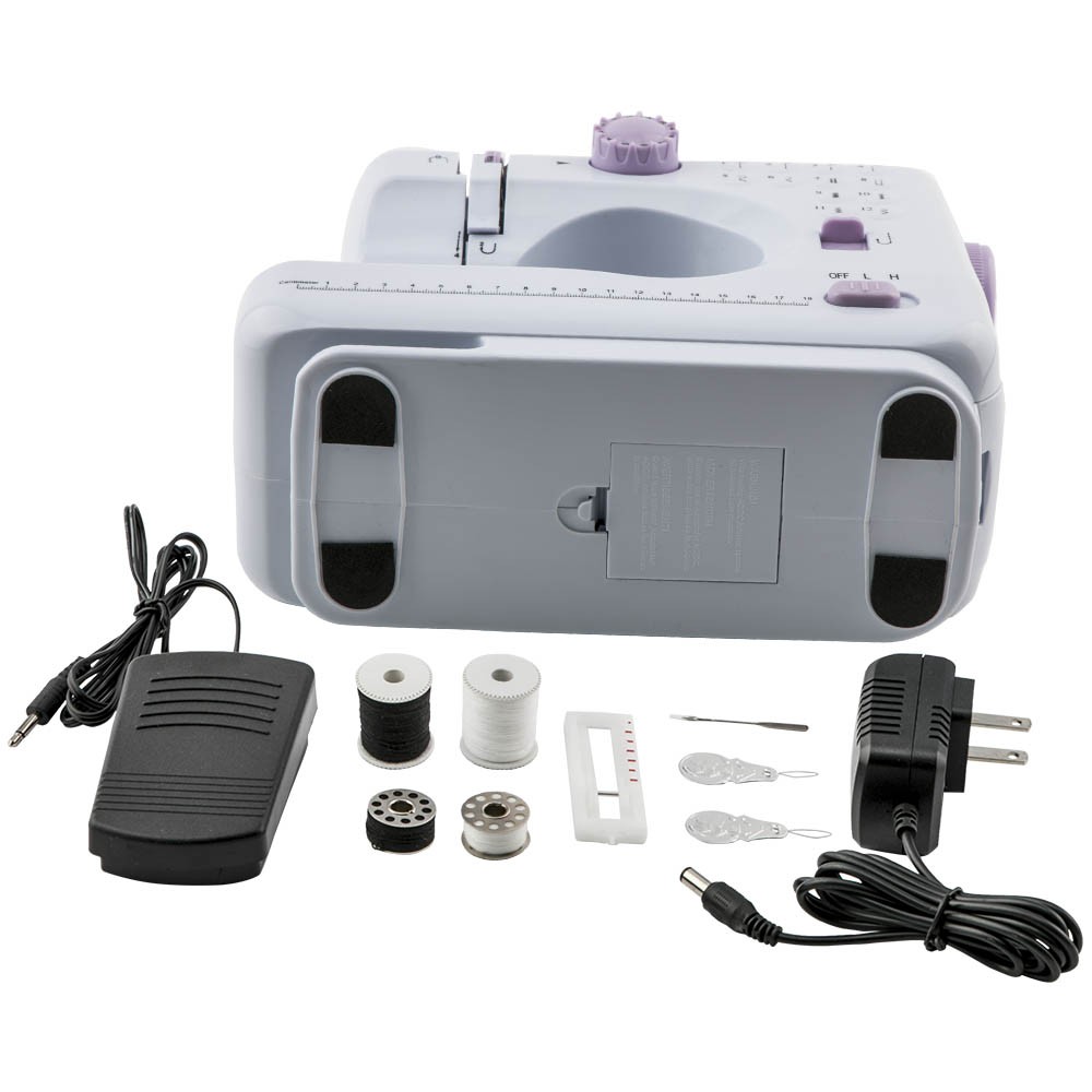 Portable Sewing Mending Machine 12 Built-in Stitches&Double Thread for Beginner