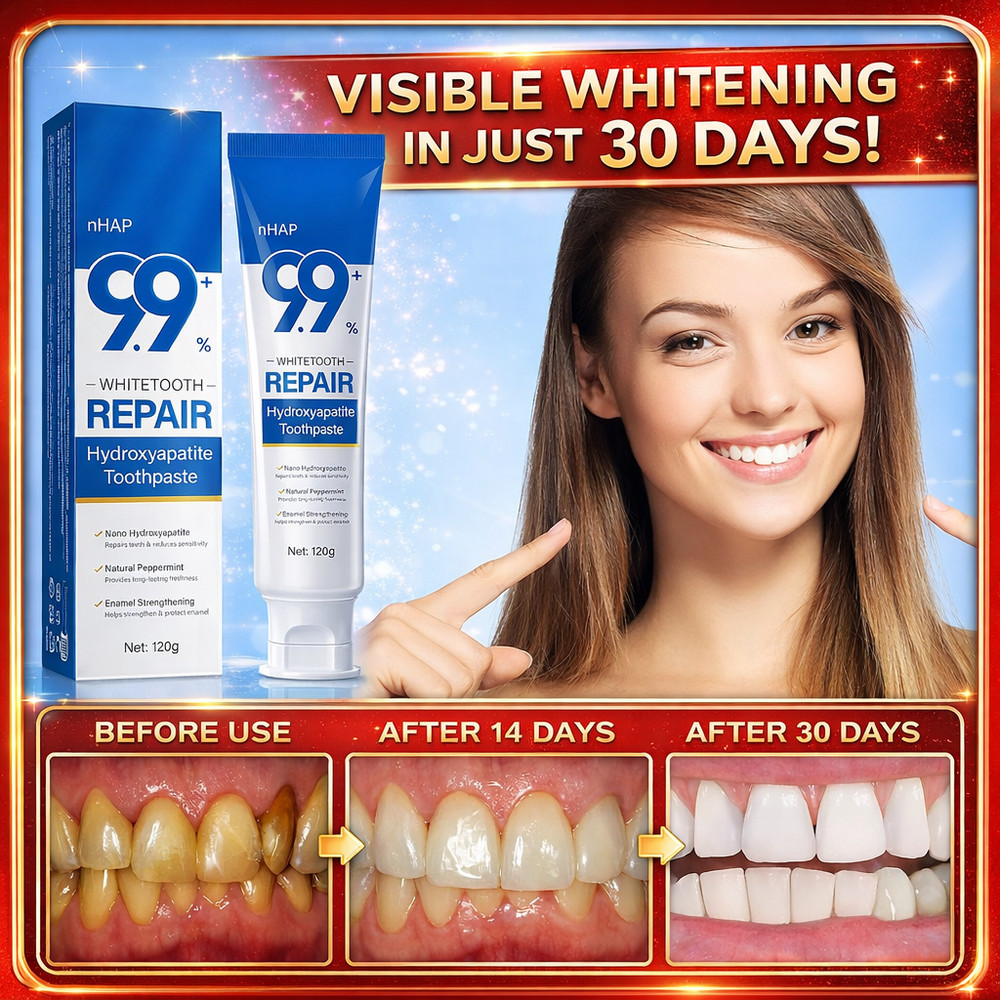 9.9% Hydroxyapatite Toothpaste, 4.23 Oz Nano Hydroxyapatite Toothpaste for Ename