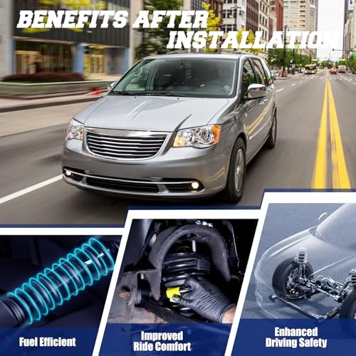 Rear 2 PCS Set Shock Absorber Compatible with Dodge Grand Caravan/Chrysler