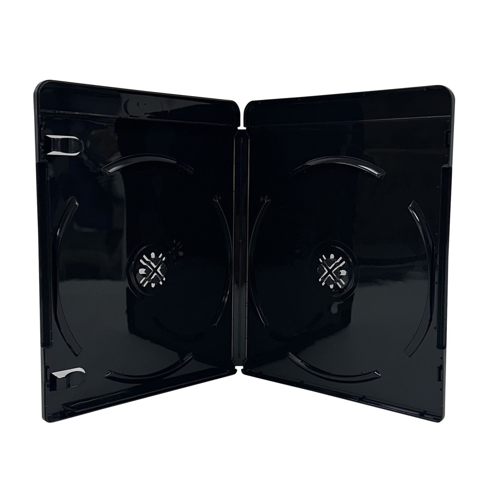 PREMIUM GLOSSY Black 4K Blu-Ray Double Cases 11MM Lot