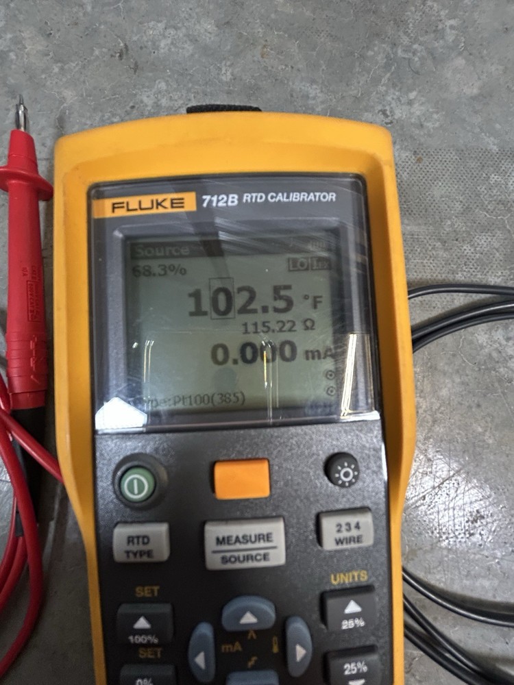 Fluke 712B RTD Temperature Calibrator