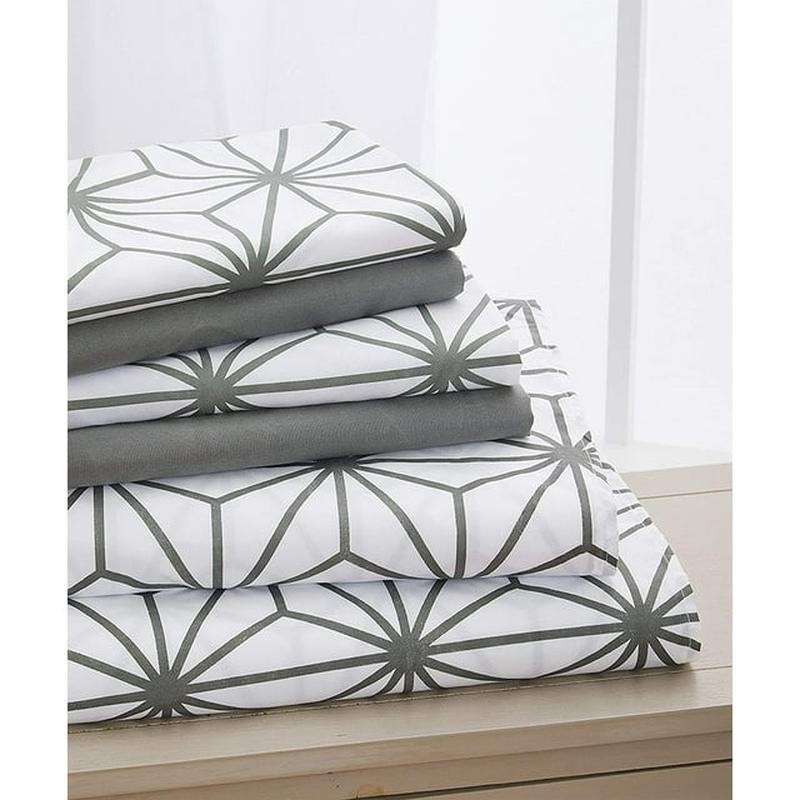 Full Bed Sheets Set 1500 Thread Count Microfiber Soft Durable Allergy Resistant