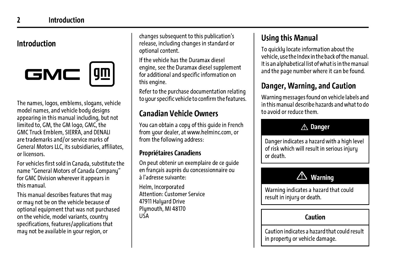 2026 GMC Sierra/Denali 2500 3500 HD Owners Manual User Guide PRINTED HARD COPY