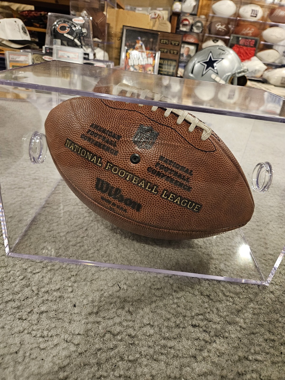 Seattle Seahawks 2008 Game Used NFL "The Duke" Wilson Football With Case