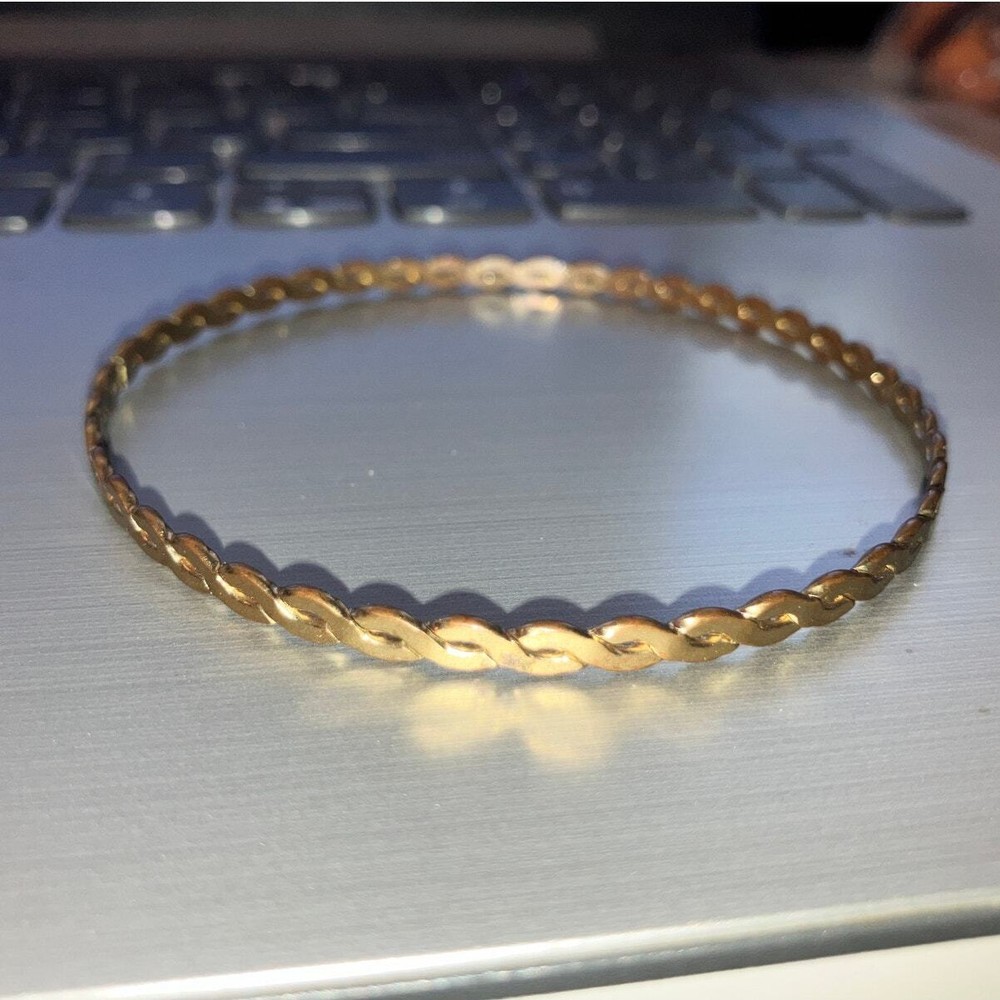 The Braided Bronze Bangle 2.75" Bracelet!