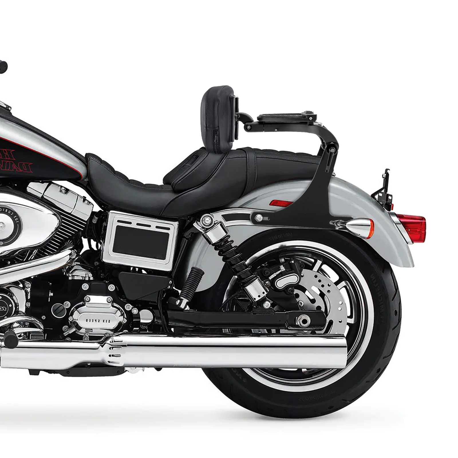 Multi-Purpose Backrest Sissy Bar For Harley Dyna Super Glide FXD FXDB Low Rider