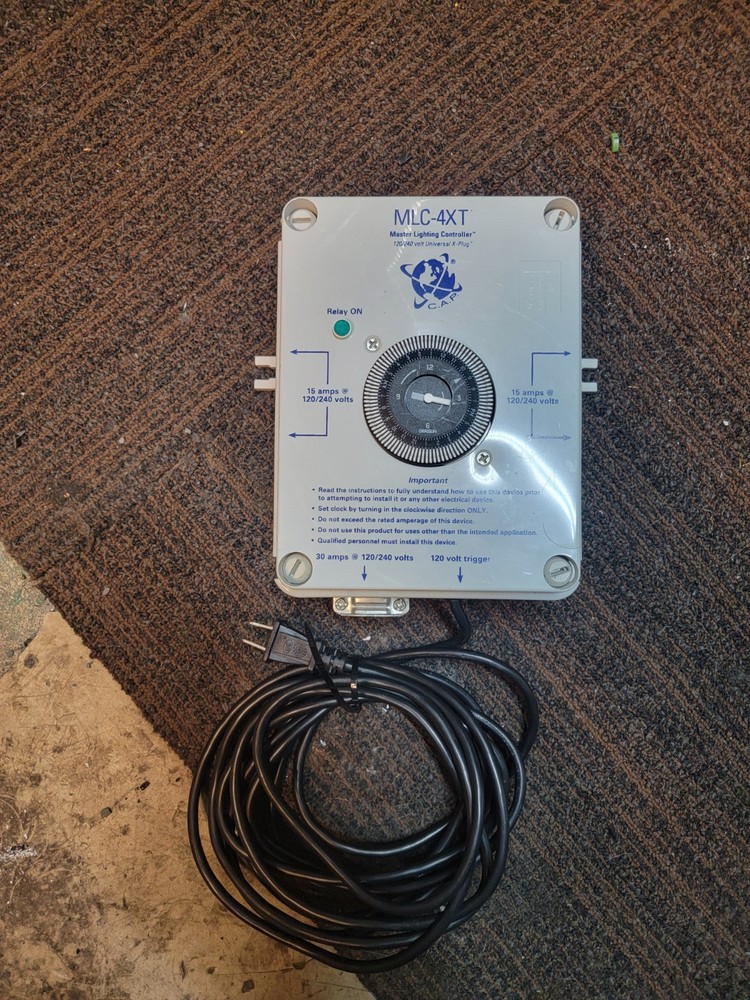 MLC-4XT Master Lighting Controller  120/240 Volt 30 Amps Universal X-Plug