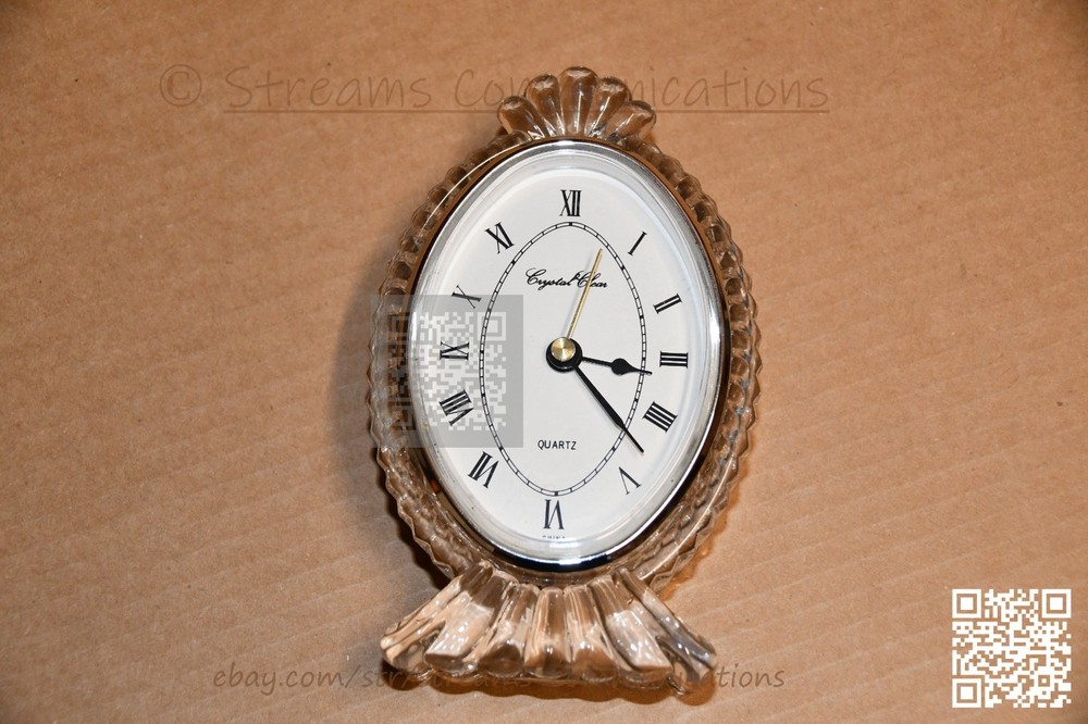 Quartz Crystal Small Desk Clock
