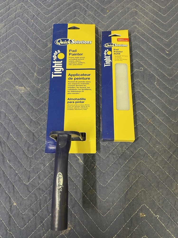 Painting Pad For Tight Spots Quick solutions & 2 Pack Replacement Pads