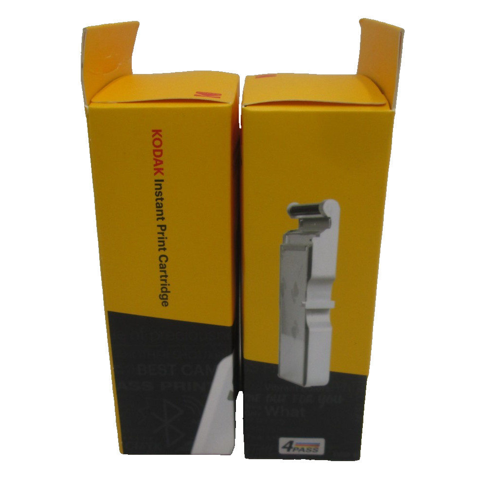 Two (2) Pack Sealed Kodak Instant Print 2.1"x 3.4" Cartridge 60 Sheets Total