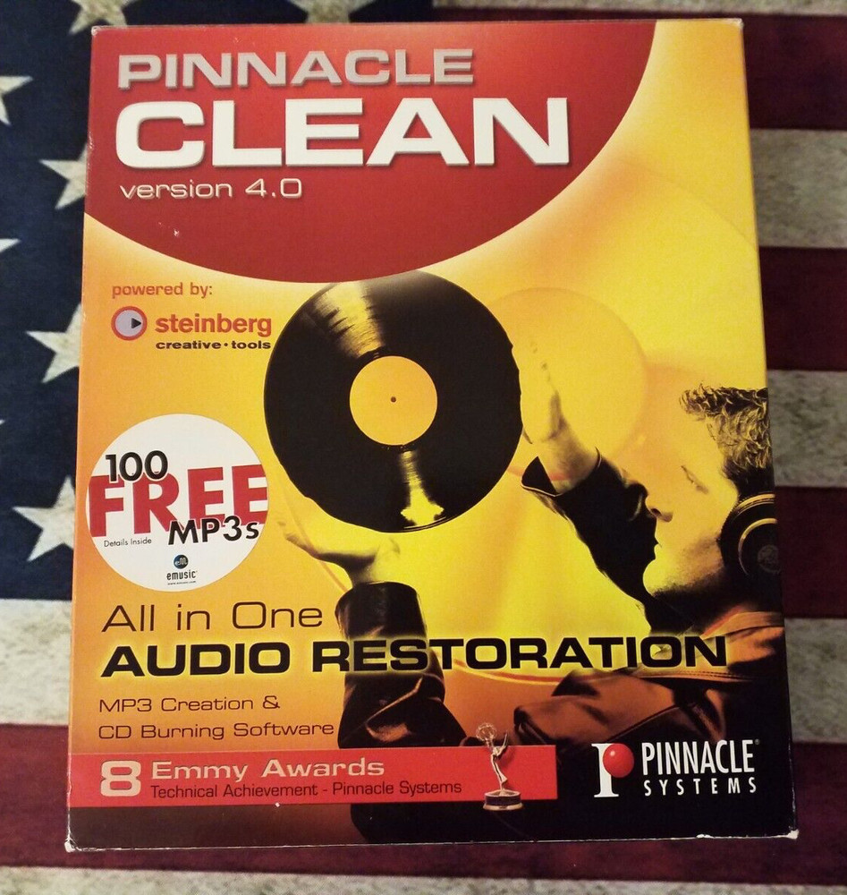Pinnacle Clean Audio Restoration and CD Burning Software Version 4.0