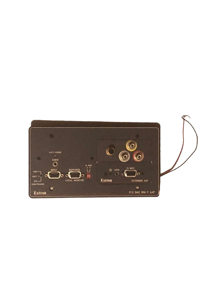 Extron P/2 DA2 WM F AAP w/ Volume Control and RCA Modules
