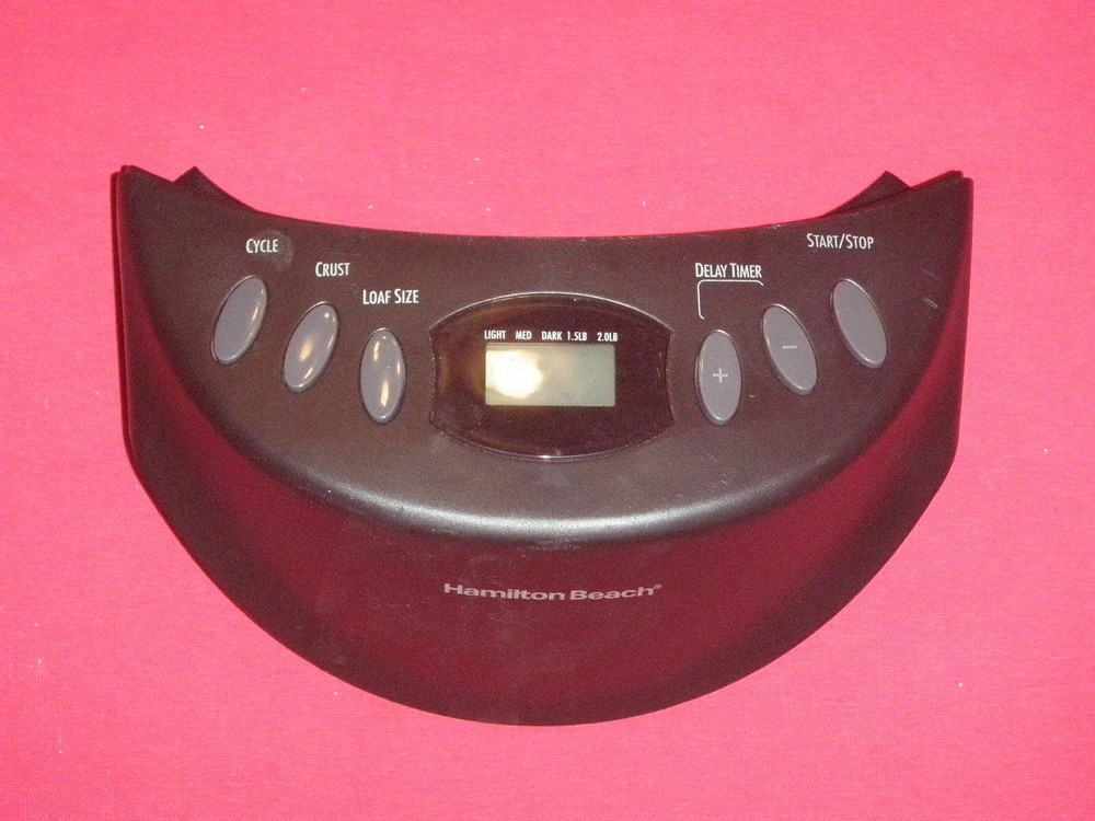 Hamilton Beach Bread Maker Machine Control Panel for Model 29882