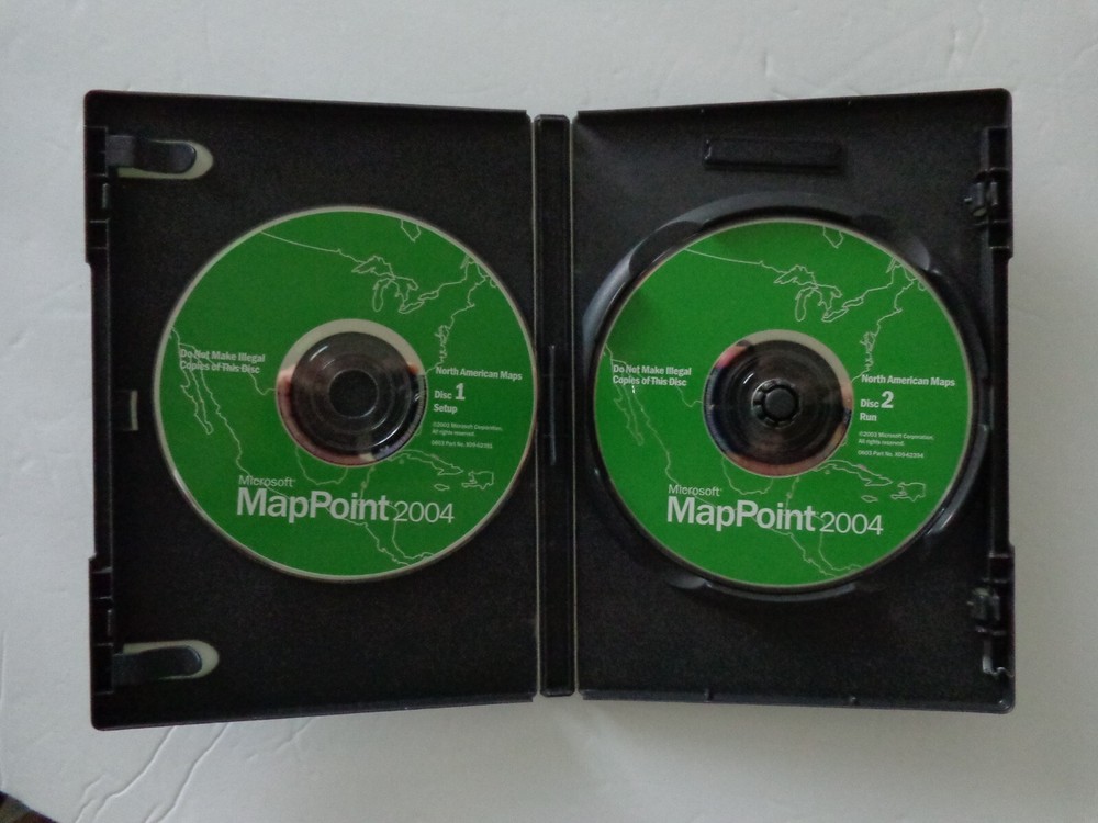 Microsoft MapPoint 2004 - North America Maps