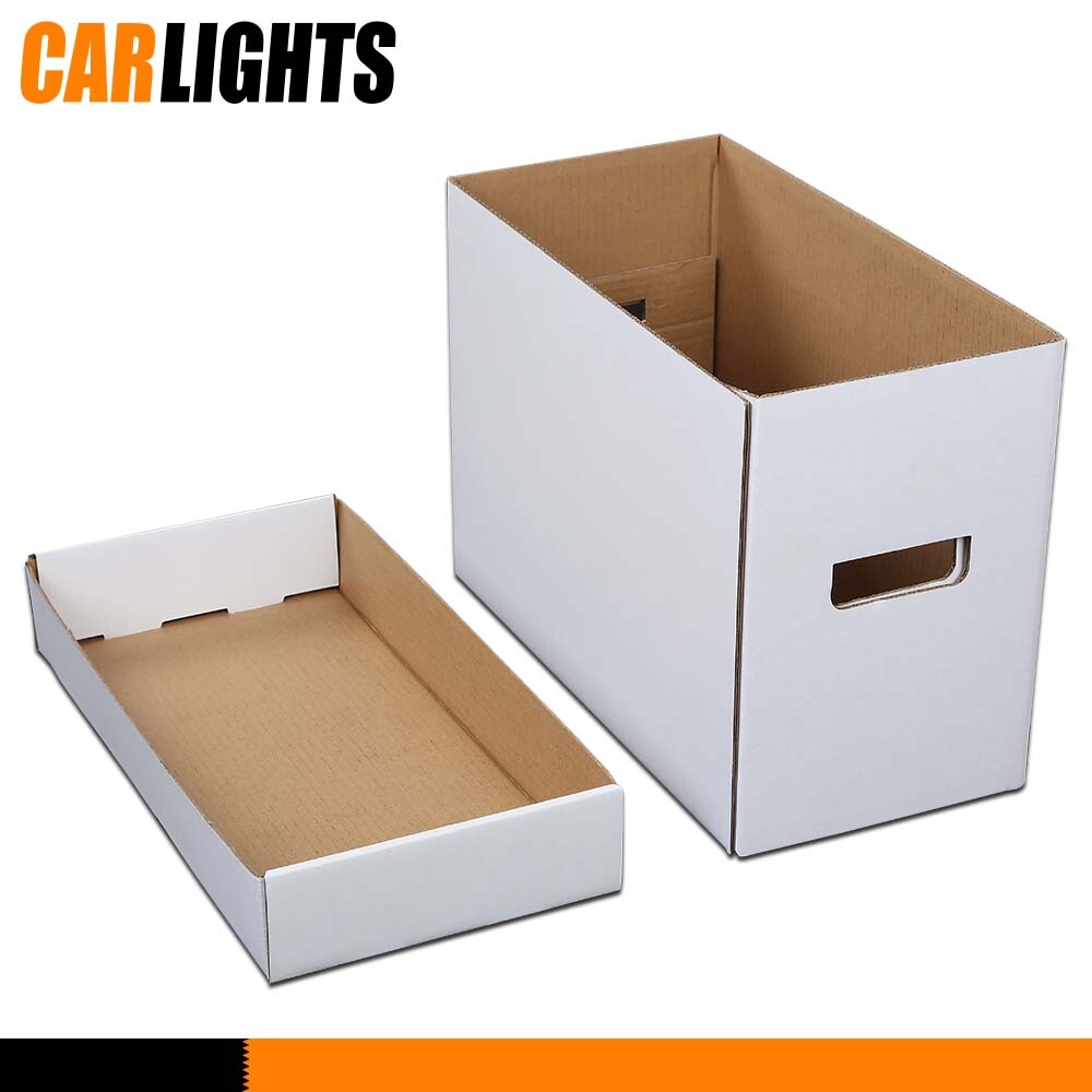 3PCS Short Comic Book Storage Boxes Holds 150 175 Stackable Archival Cardboard