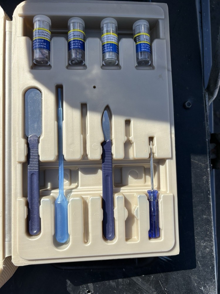 Micro-Science Complete Microscope Set Educational Kit with Slides & Tools