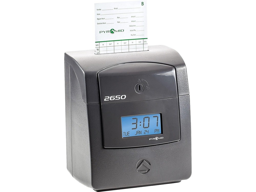 PYRAMID 2650 ELECTRONIC TOP LOAD TIME CLOCK
