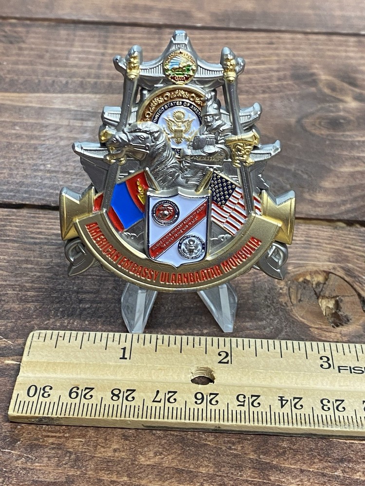 USMC MSG Ulaanbaatar, Mongolia - Marine Security Guard Challenge Coin Embassy