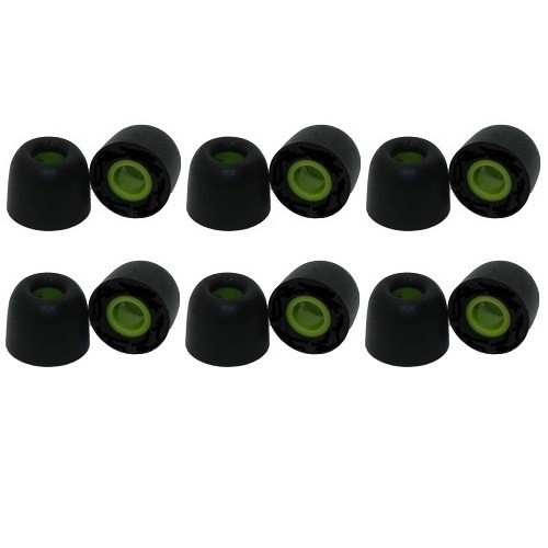 6 pair memory foam replacement earbud tips for 1More Triple Driver & Quad Driver