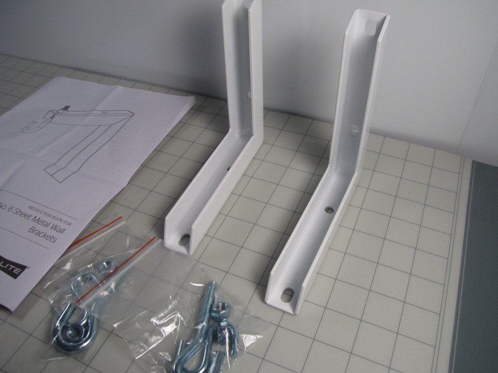 Da Lite #6 Extension Wall Bracket Kit Extends Screen 6" From Wall NEW