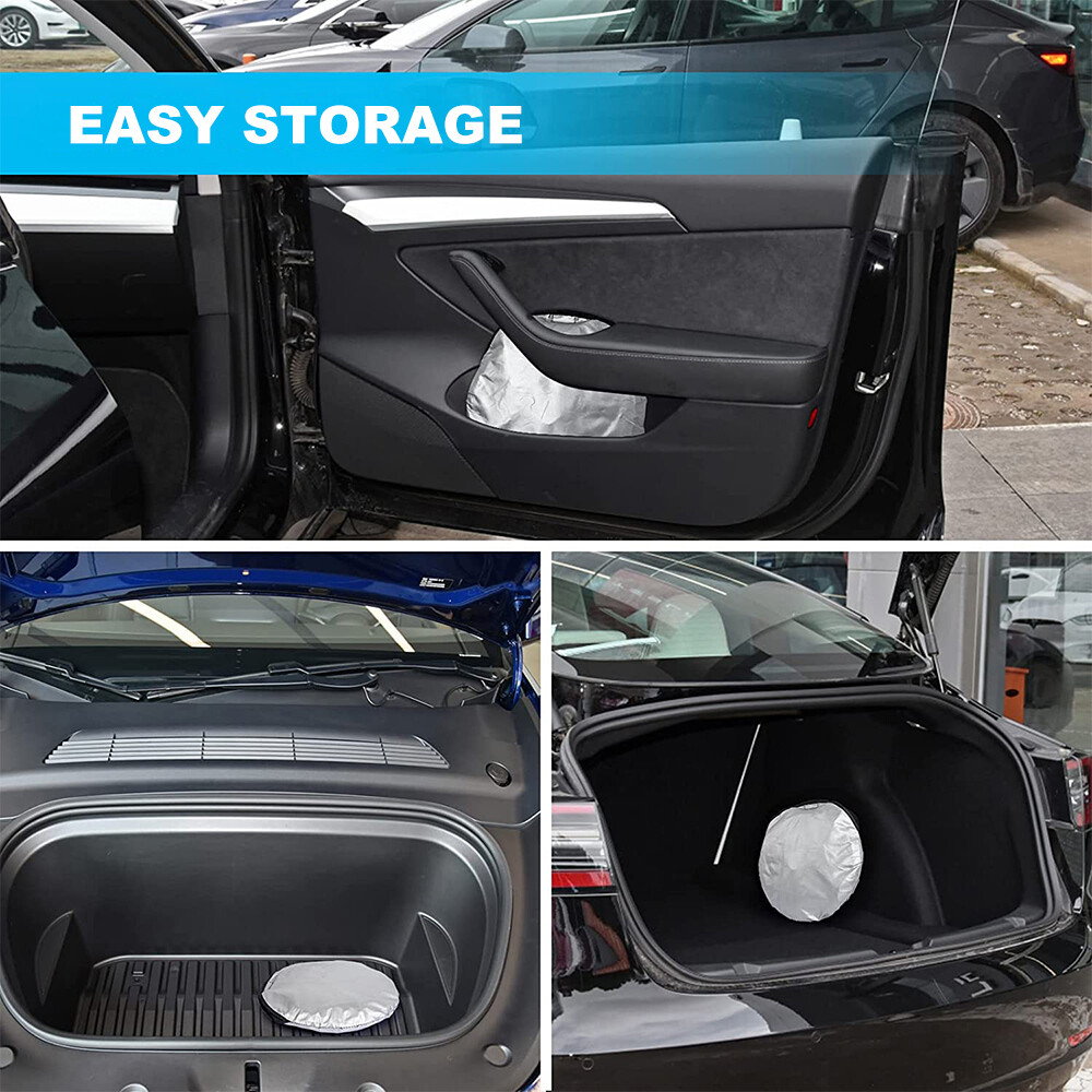 Jumbo Extra Large Car Front Windshield Sun Shade Visor Cover UV Block Foldable