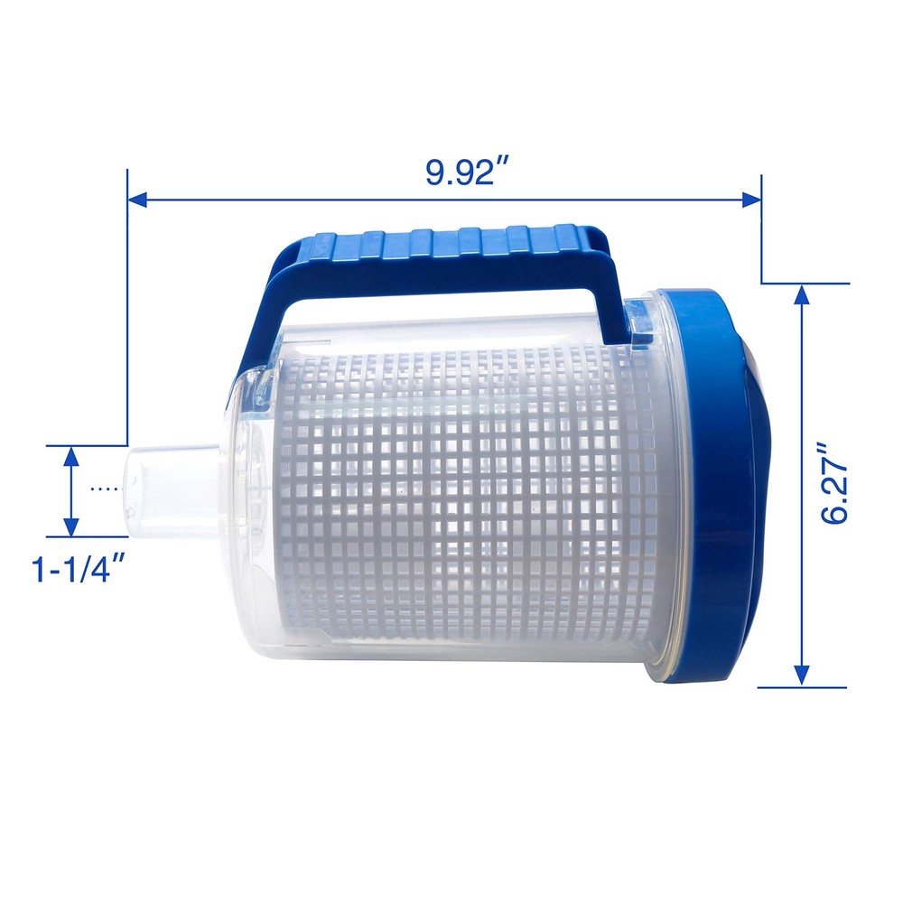 PoolSupplyTown Upgraded W560 Inline Pool Leaf Canister/Leaf Catcher/Leaf...