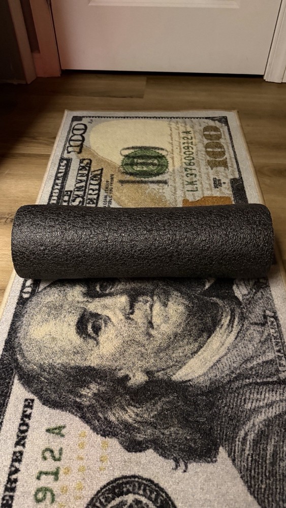 Round Foam Roller - Black, 24 Inches