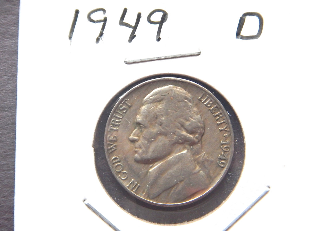 1949 (D) Jefferson Nickel