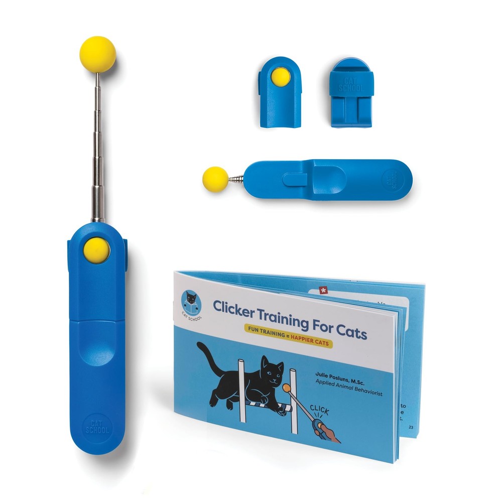 Cat Training Clicker  Target Stick – Positive Reinforcement Tool for Behavior