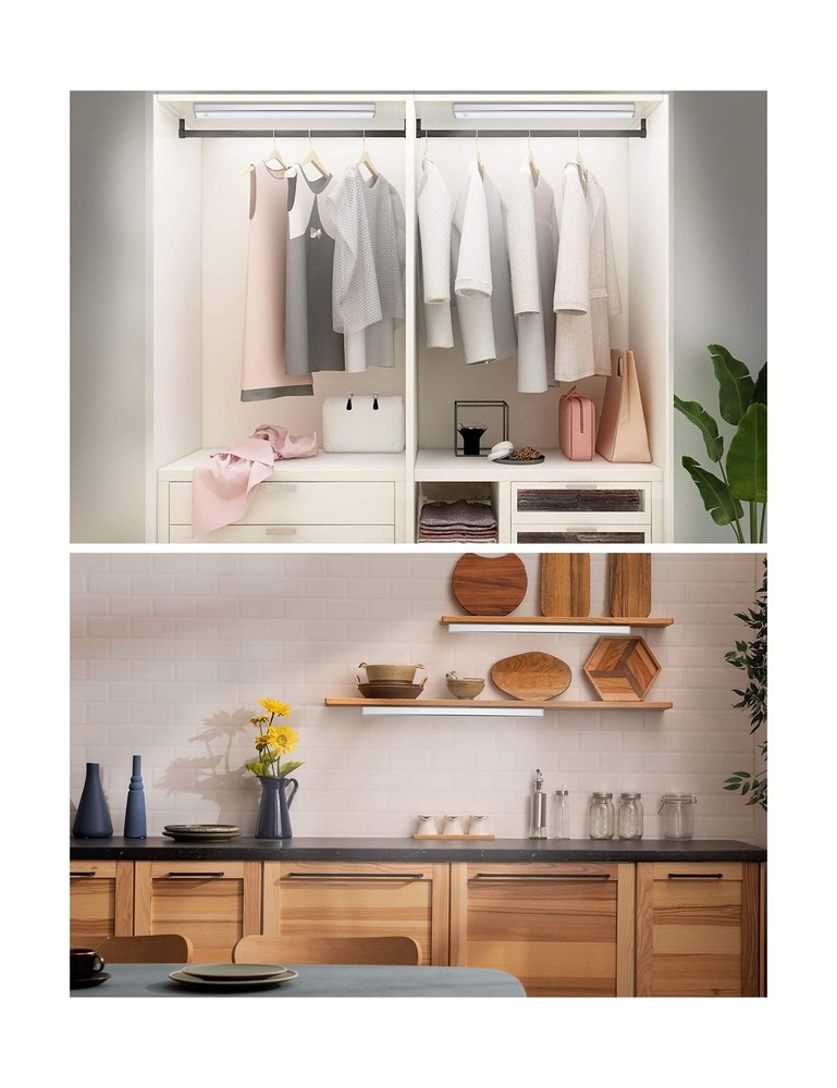 Automatic Wireless 48 LED Kitchen Cabinet Lighting Motion Sensor Re... Fast Ship