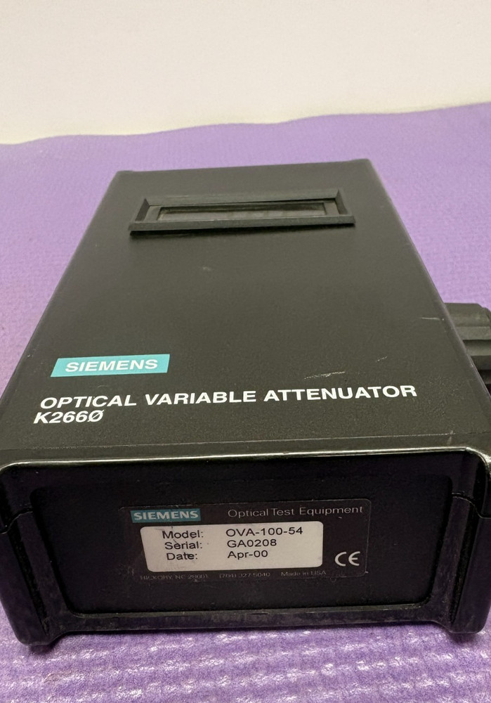 SIEMENS K2660 OPTICAL VARIABLE ATTENUATOR