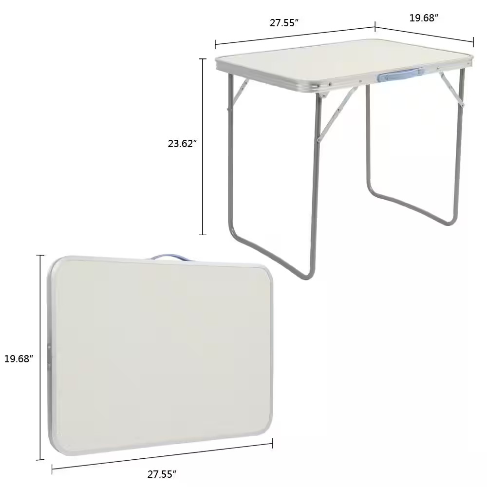 Rectangle Aluminum Folding Picnic Table