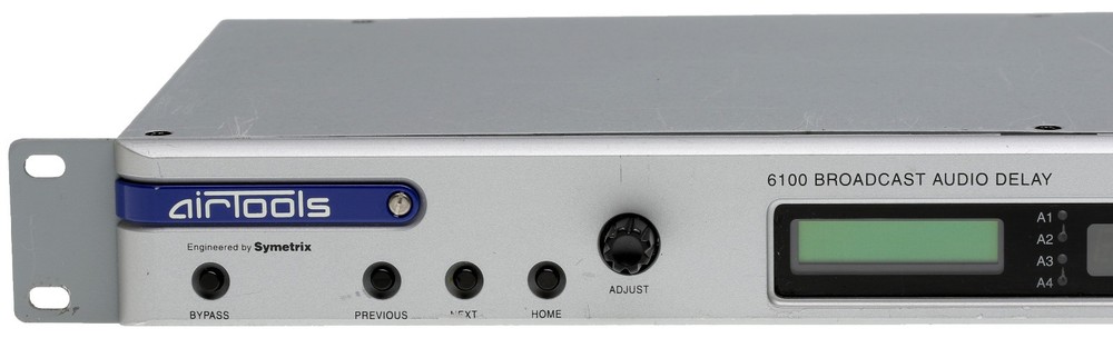 Symetrix Airtools 6100 Broadcast Profanity Delay AES Digital Audio DUMP Button
