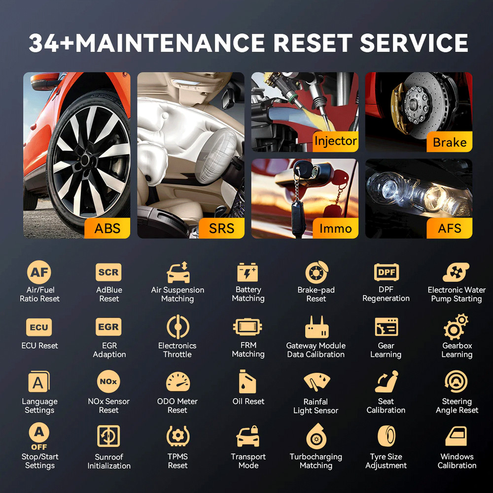 ThinkScan 689BT Bidirectional OBD2 Diagnostic Scanner ECU Coding CANFD/DOIP/FCA