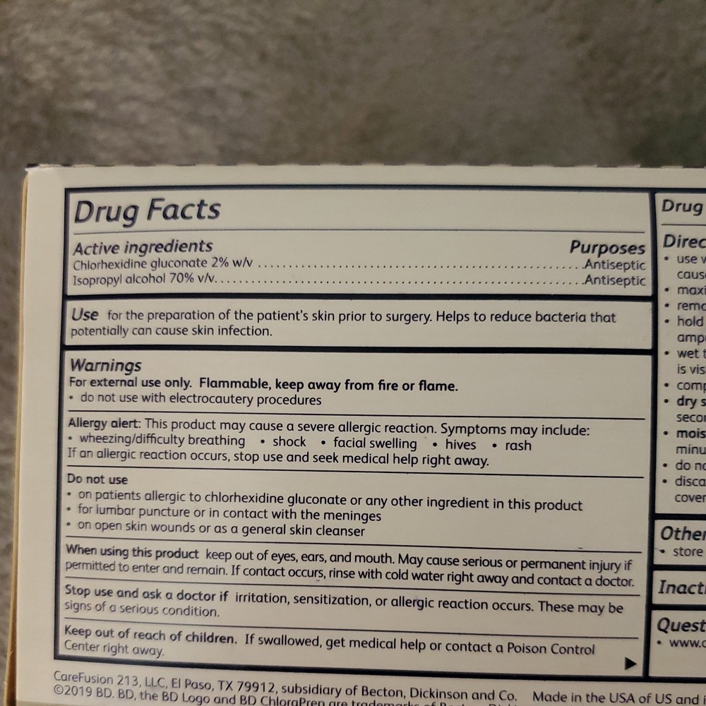 ChloraPrep™ Frepp™ Clear Skin Prep Solution Case - 500