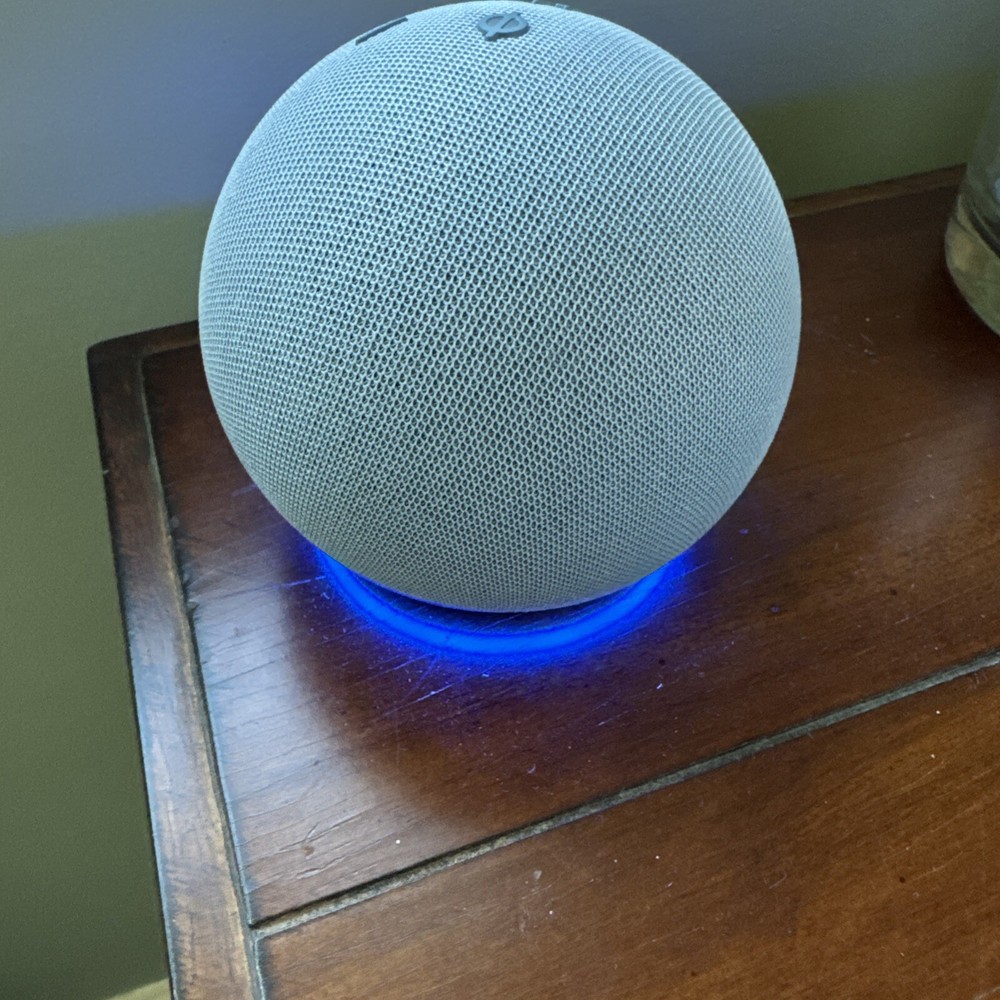 Amazon Echo Dot B7W64E Smart Speaker Twilight Blue 4th Gen Tested And Reset