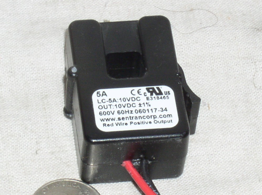 SENTRAN SPLIT CORE CURRENT TRANSFORMER LC5A LC-5A 5A AC TO 10V DC CLIP ON SENSOR