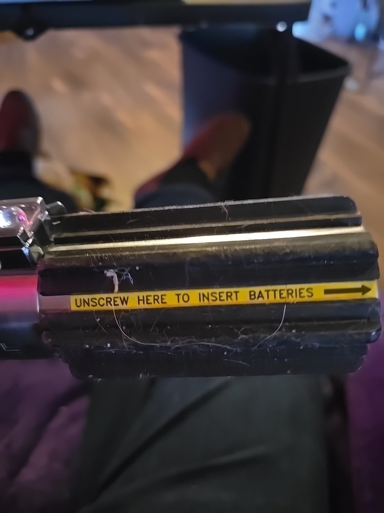 Master Replicas Skywalker Force FX Lightsaber Collectible MISSING BATTERY CASE